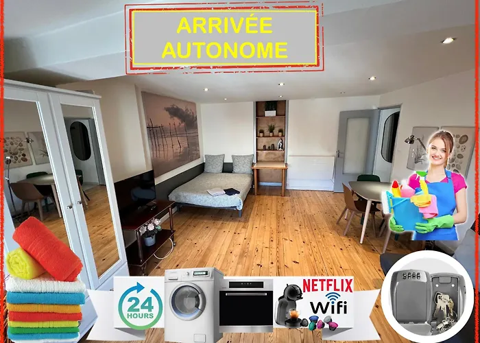 018 Chic & Cosy F1 41M2 Hypercentre Wifi Smart Tv Netflix